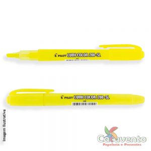 CANETA MARCA TEXTO LUMI COLOR 200-SL AMARELA - PILOT