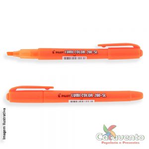 CANETA MARCA TEXTO LUMI COLOR 200-SL LARANJA - PILOT