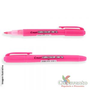 CANETA MARCA TEXTO LUMI COLOR 200-SL ROSA - PILOT