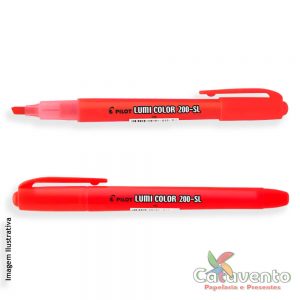 CANETA MARCA TEXTO LUMI COLOR 200-SL VERMELHA - PILOT