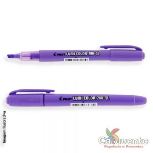 CANETA MARCA TEXTO LUMI COLOR 200-SL VIOLETA - PILOT