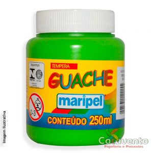 TINTA GUACHE 250ML VERDE CLARO REF 7260 - MARIPEL
