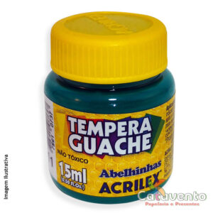 TINTA GUACHE 15ML VERDE BANDEIRA - ACRILEX