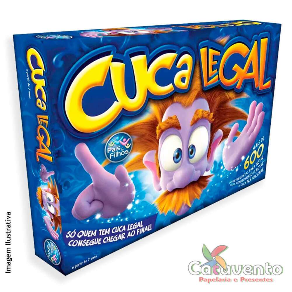 JOGO CUCA LEGAL JÚNIOR REF 2817 - PAIS & FILHOS - Papelaria Catavento