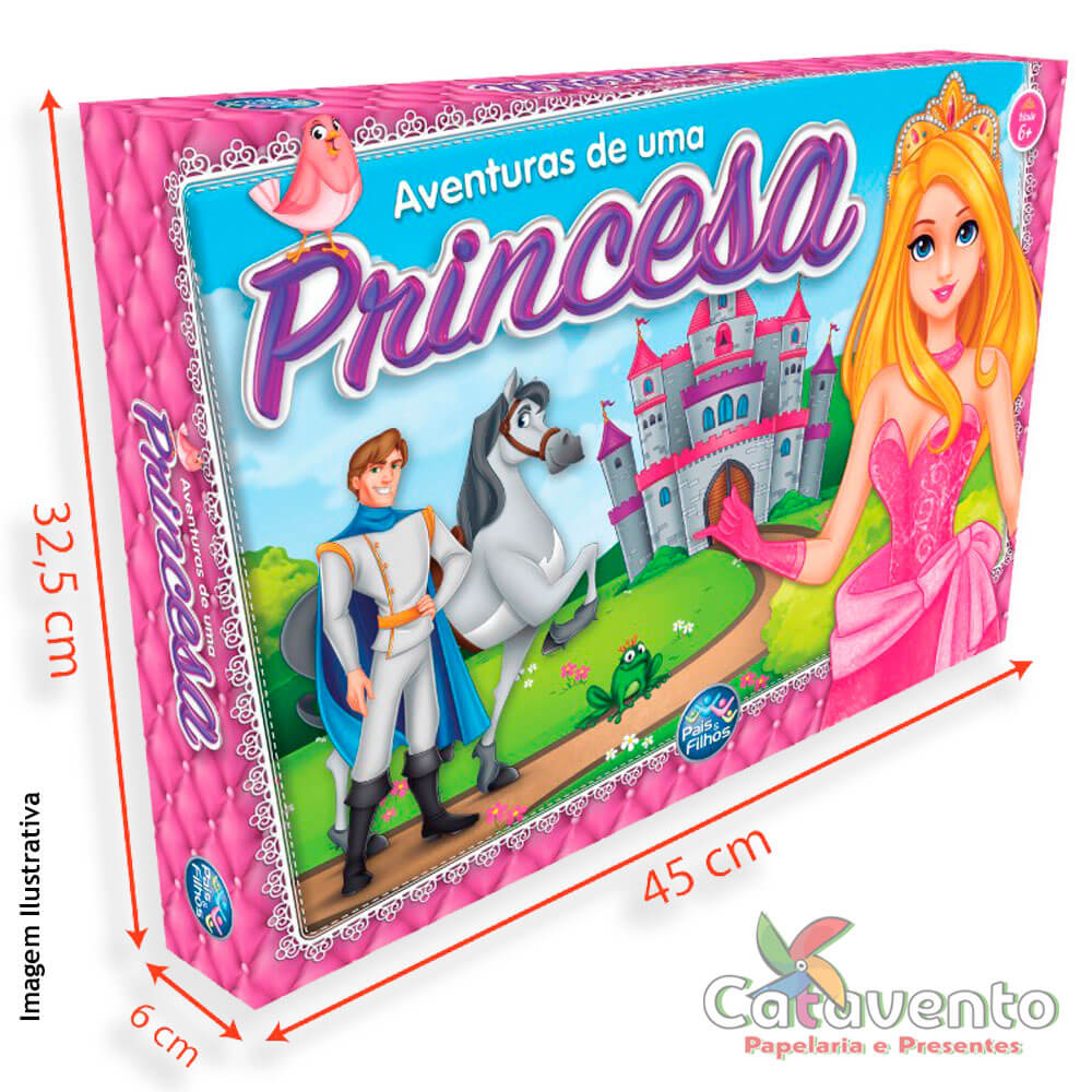 JOGO AVENTURAS DE UMA PRINCESA REF 2865 - PAIS & FILHOS