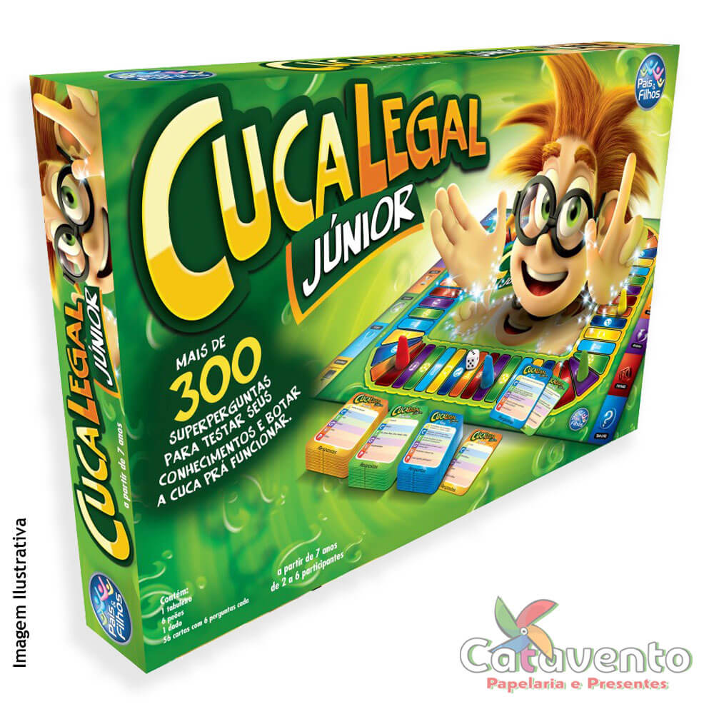 Jogo de Tabuleiro Cuca Legal Pais e Filhos