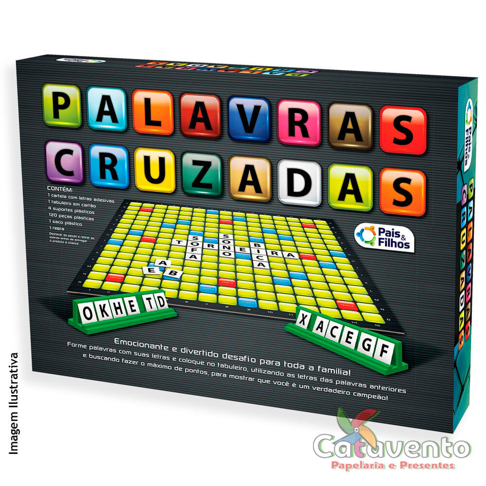 Modelo de jogo de palavras cruzadas de brinquedos