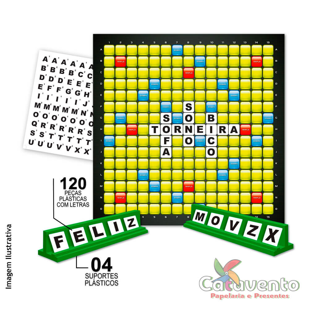 JOGO PALAVRAS CRUZADAS - CARLU - 1047