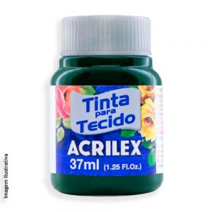 TINTA PARA TECIDO FOSCA 37ML VERDE PÂNTANO REF 041400860 - ACRILEX