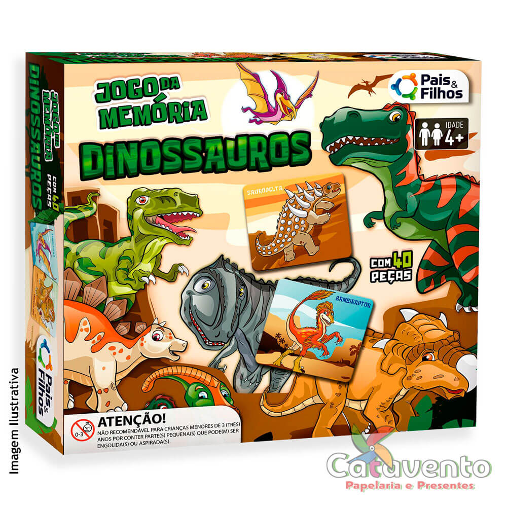 Jogo da memória Animais divertidos Coluna + 4 anos