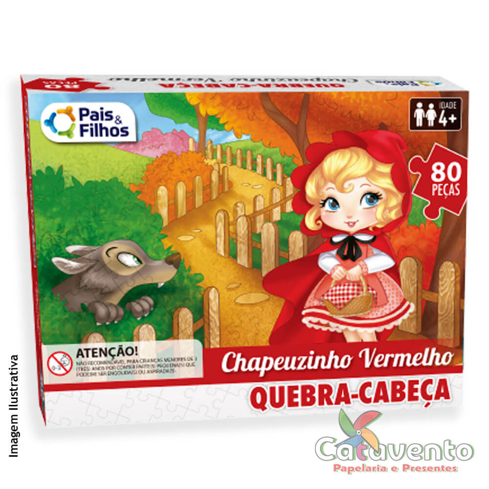 Livro quebra-cabeça Chapeuzinho Vermelho - Blu Editora no bebefacil noa de  roupas enxoval acessorios e brinquedos para bebes - bebefacilMobile